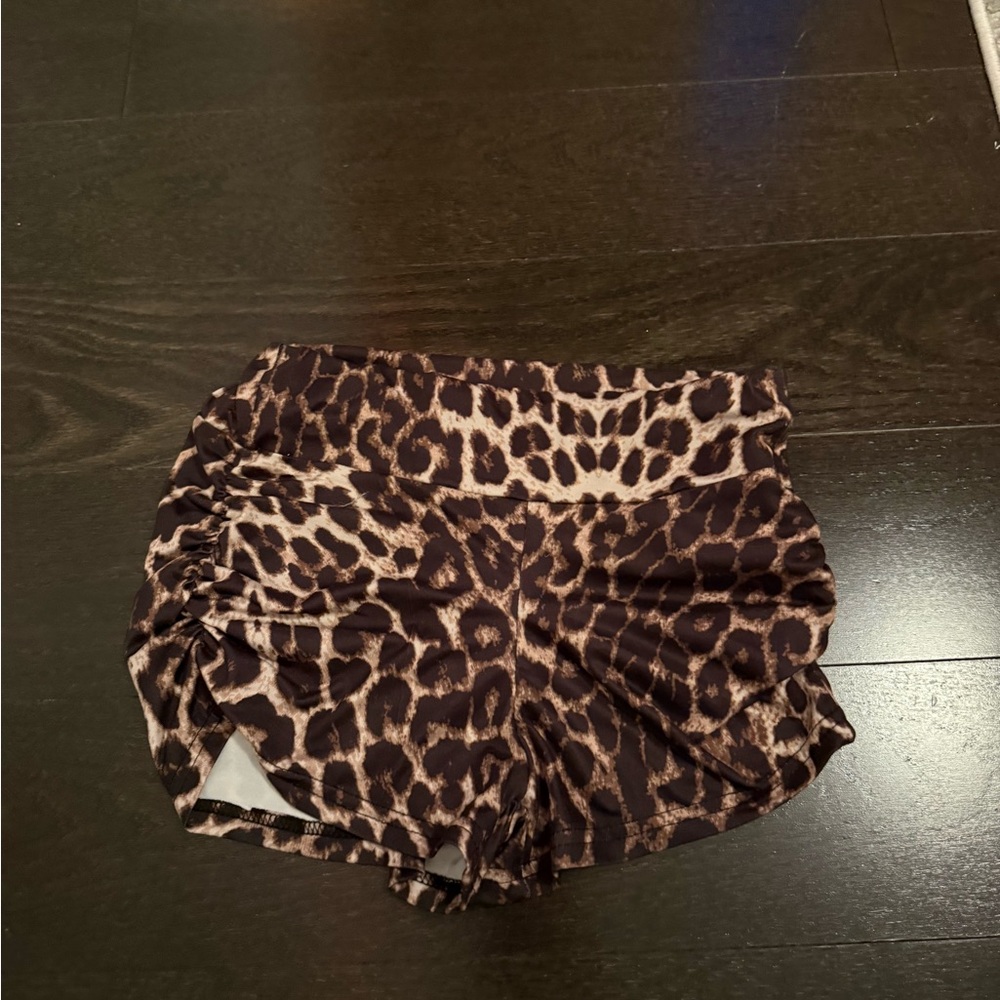 Leopard Print Women's Shorts